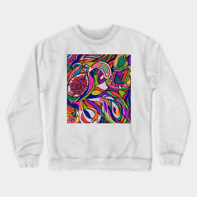 Flowering Crewneck Sweatshirt by The artist of light in the darkness 